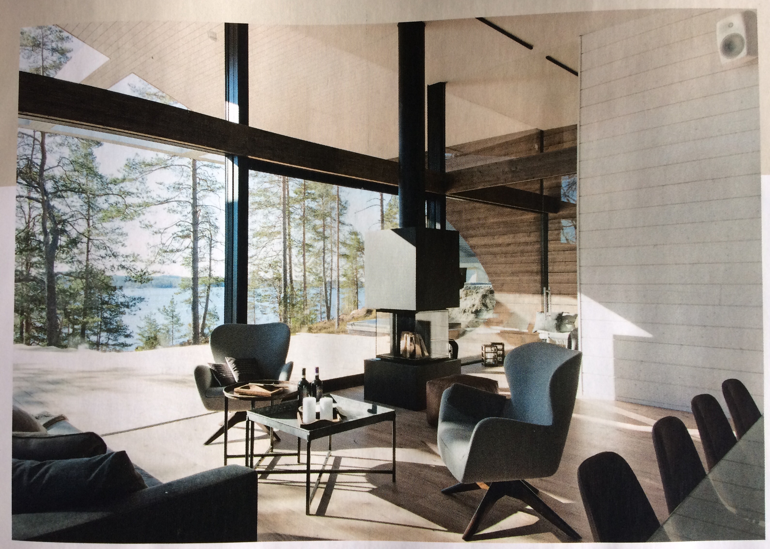 Talo Wave with fleimio mini trolley in Deko interior design magazine